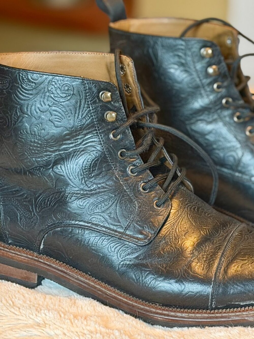 TAFT • Rome Boot in Black Floral